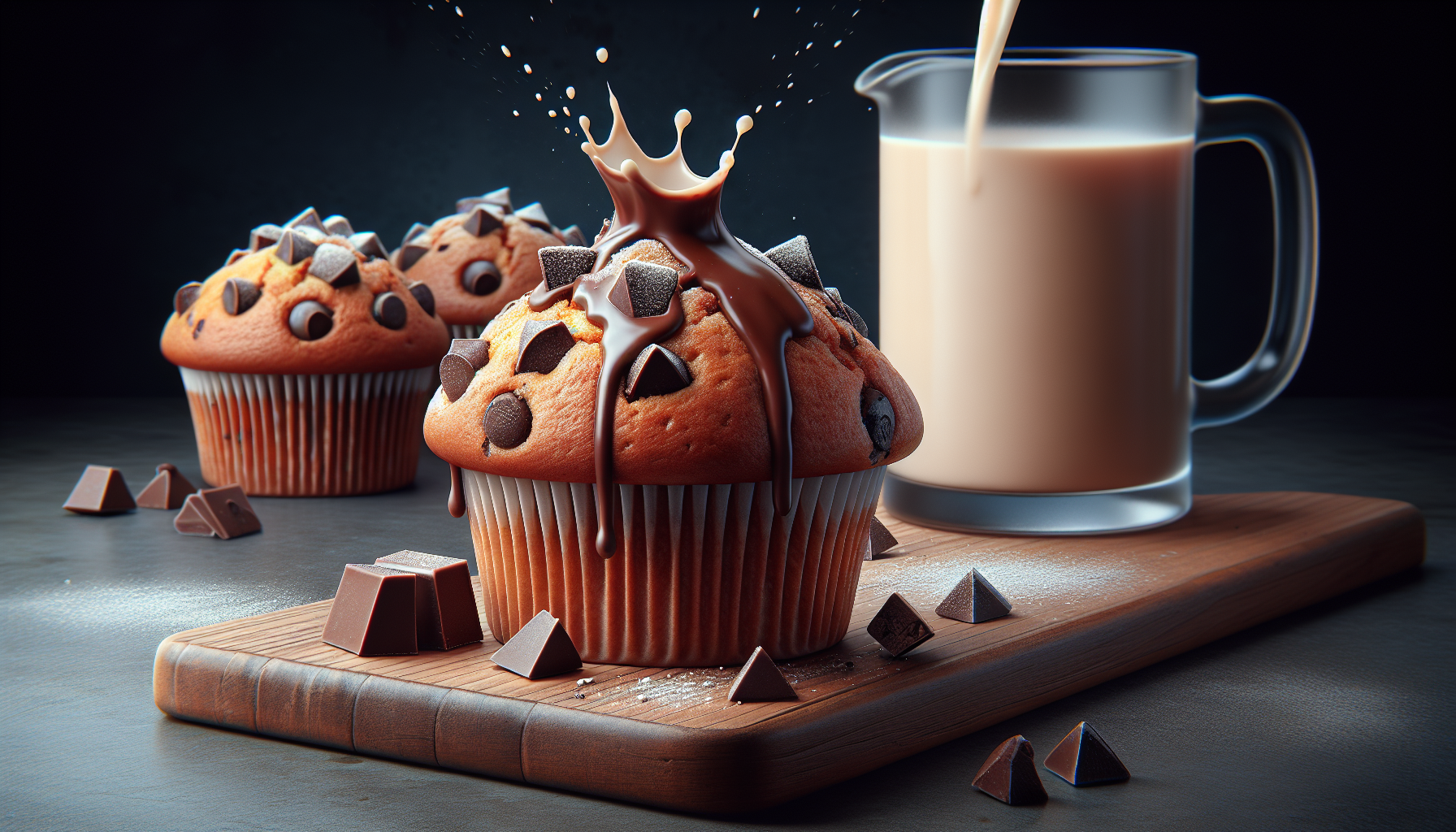 muffin gocce di cioccolato